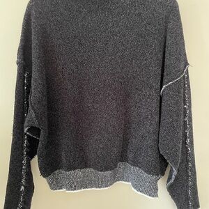 Zenana Outfitters Charcoal Turtleneck Sweater